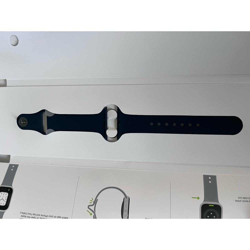 Apple Sport Band for Watch Series 8 (2021) Midnight, S/M (41 mm) Open Box